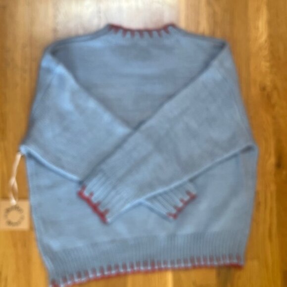 Bailey Rose Lobster Sweater Small Blue/Red - Picture 14 of 16